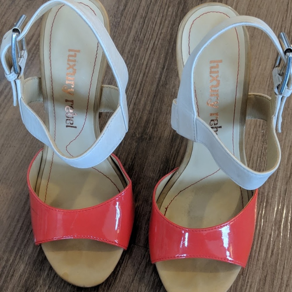 Luxury Rebel Colorblock Heels 37